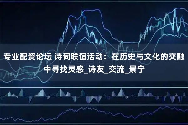 专业配资论坛 诗词联谊活动：在历史与文化的交融中寻找灵感_诗友_交流_景宁