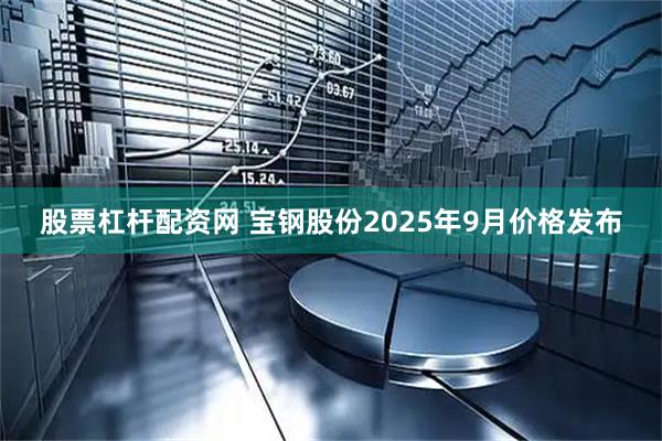 股票杠杆配资网 宝钢股份2025年9月价格发布